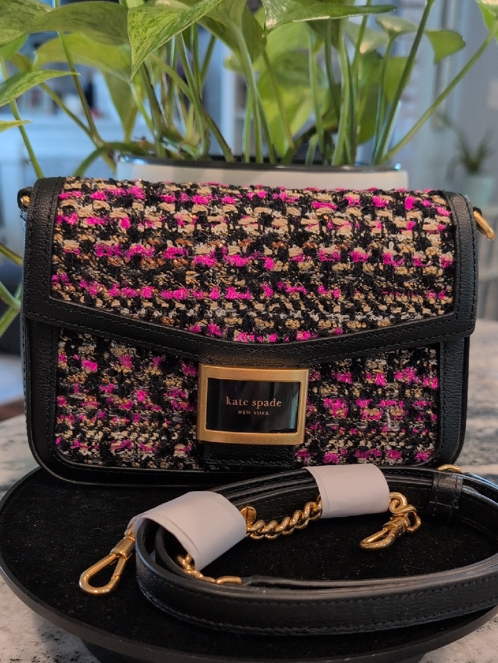 kate spade Mini Tweed Crossbody Bag